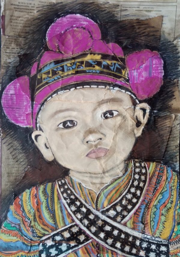 Laos enfant (2020) vendu.